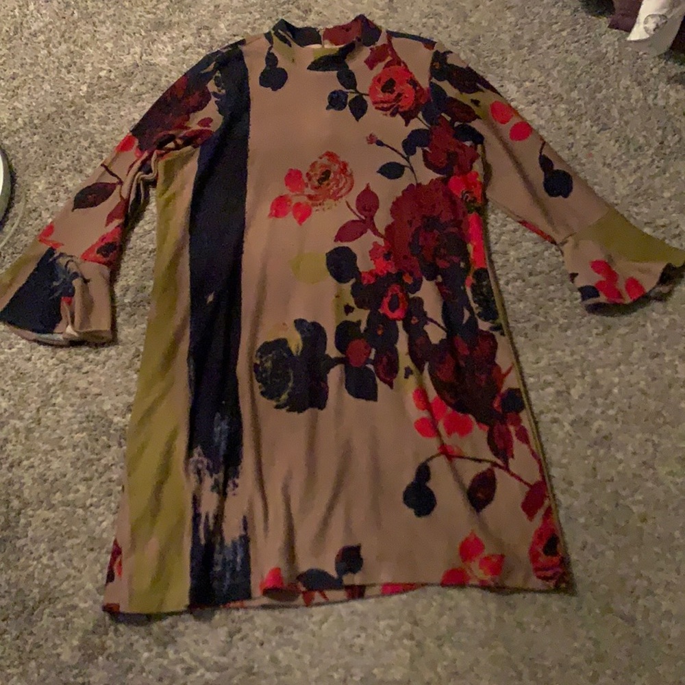 Floral Sweater dress